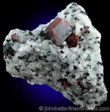 Zircon Crystal in Matrix from Bulbin, Gilgit District, Northern Areas, Pakistan