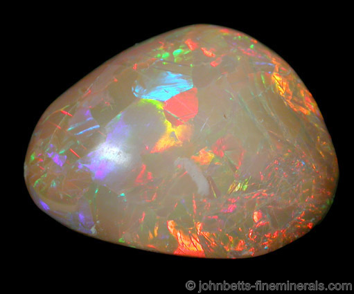 Precious Opal from Near Mezezo, Shewa (also Shoa or Showa) Plateau, Amhara, Ethiopia.