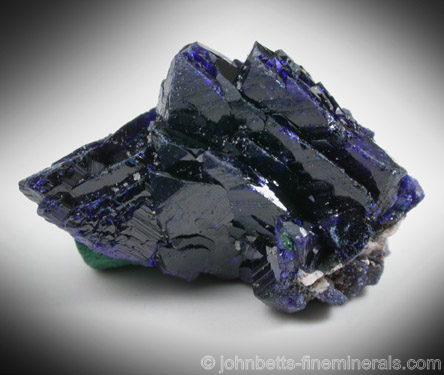 Sharp Azurite Crystals from Milpillas Mine, Sonora, Mexico
