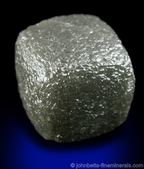 Cubic Diamond Crystal from Bakwanga Mine, Mbuji-Mayi (Miba), Democratic Republic of the Congo (Zaire)