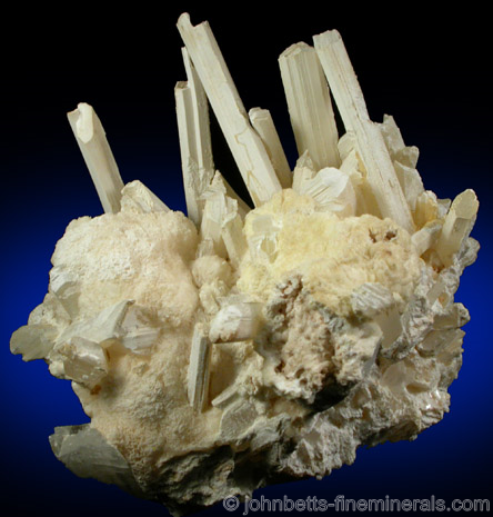 Prismatic Gypsum Crystals from Gyp Cave, Clark County, Nevada
