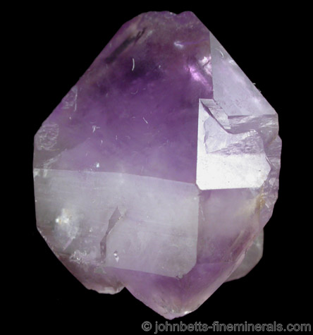 Single Amethyst Crystal from Abbeville County, South Carolina.
