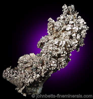 Silver Crystal Cluster from Fresnillo, Zacatecas, Mexico