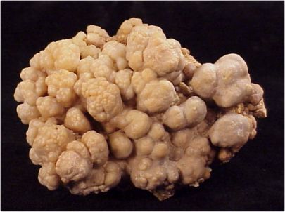 Brain-like growth of Calcite from Kiryat Sefer, Modi'in Illit, Israel