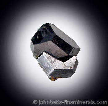 Lustrous Uraninite Crystal from Swamp #1 Quarry, Topsham, Maine