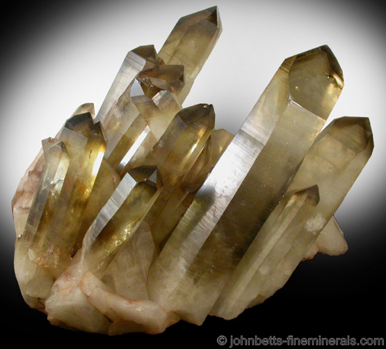 Natural Citrine Crystal Cluster from Ural Mountains, Russia