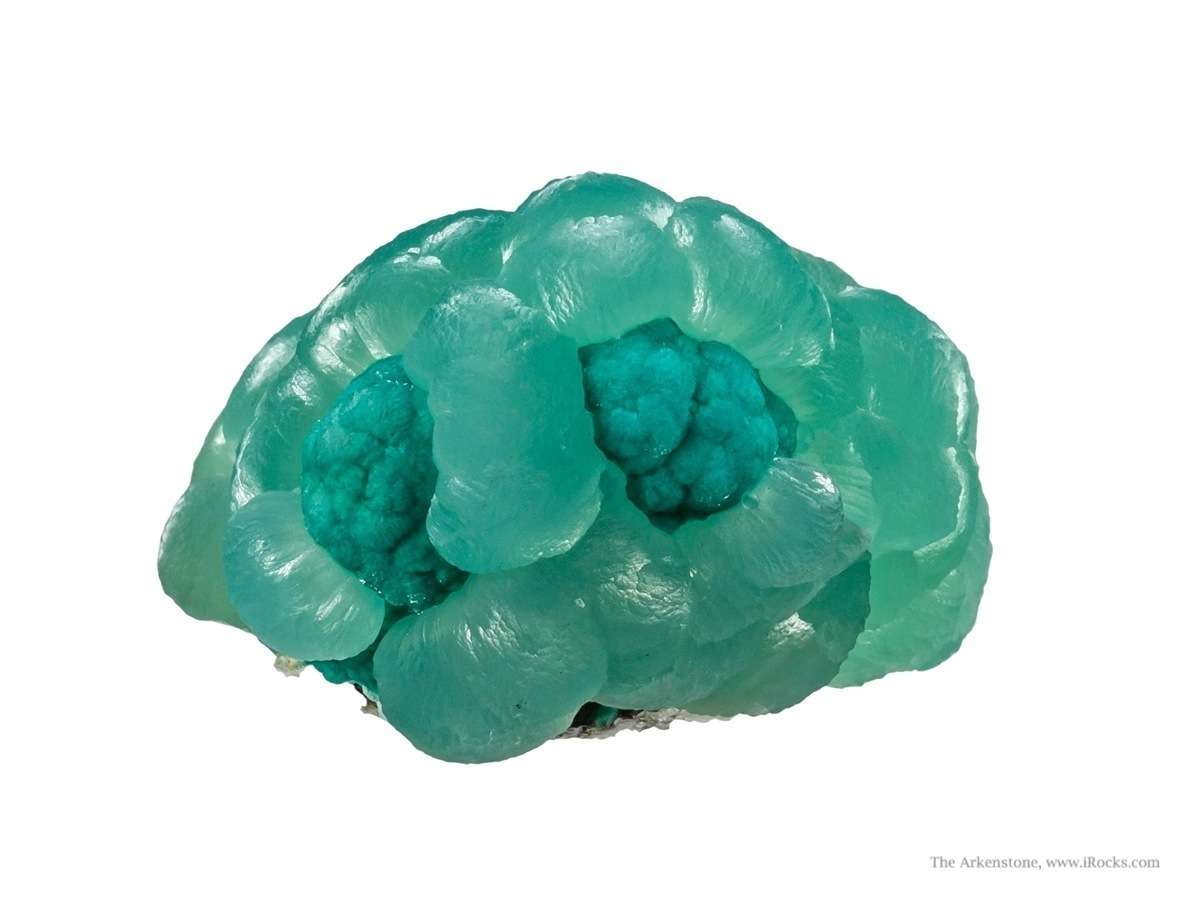 Aurichalcite in Smithsonite from Kelly Mine, Magdalena District, Socorro Co., New Mexico