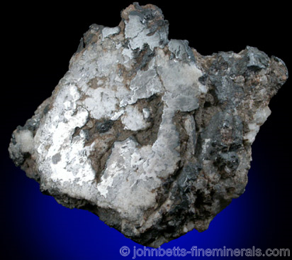 Acanthite Vein Formation from Drummond Mine, Cobalt, Timiskaming, Ontario, Canada