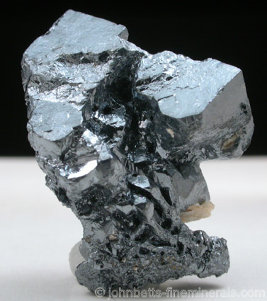 Acanthite Cubic Crystals from Fresnillo, Zacatecas, Mexico