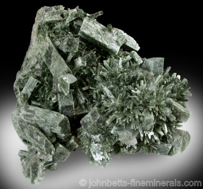 Actinolite Pseudomorph after Augite from Calumet Iron Mine, Salida, Chaffee County, Colorado