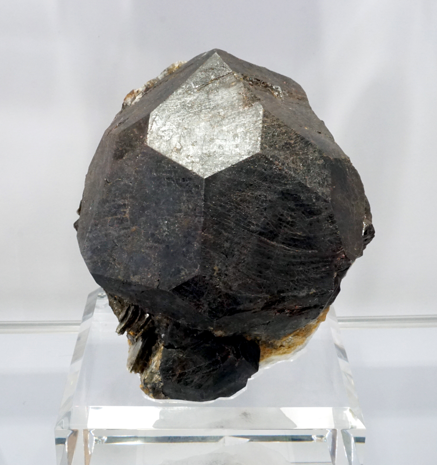 Very Large Almandine Crystal from Mount Marie Mine, Paris, Maine