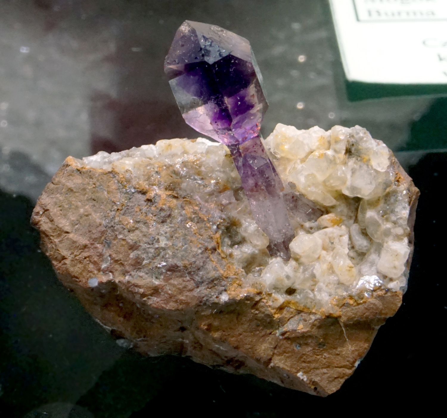 Amethyst Scepter Crystal from Goboboseb Mountains, Namibia