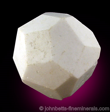 Analcime with Modified Cubic Faces from Mont Saint-Hilaire, Québec, Canada