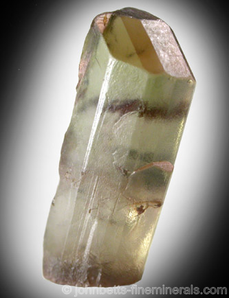 Gemmy Andalusite Crystal from Malacacheta, Minas Gerais, Brazil