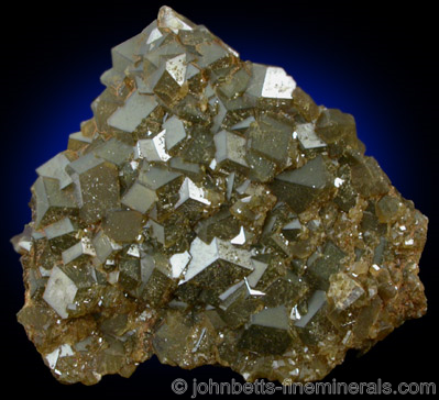Bronze Andradite Crystal Plate from Stanley Butte, San Carlos Indian Reservation, Graham County, Arizona