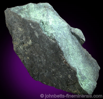 Annabergite Coating on Nickeline from Cobalt District, Ontario, Canada