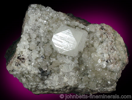 Modified Apophyllite Pseudocube from Upper New Street Quarry, Paterson, Passaic County, New Jersey