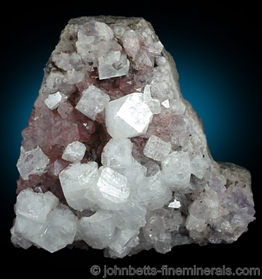 Apophyllite Crystals on Matrix from Prospect Park Quarry, Prospect Park, Passaic County, New Jersey