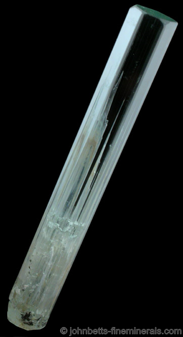 Elongated Aquamarine Crystal from Kashumal, Skardu District, Northern Areas, Pakistan