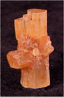 Red Cluster of Aragonite Trillings from Tazouta, near Serfou, Morocco