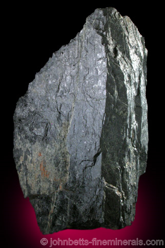 Large, Partial Arfvedsonite Crystal from Narsarsuk, Greenland