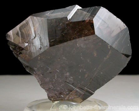 Bladed Axinite Crystal from Puiva Deposit, Tyumenskaya Oblast', Sub-Polar Ural Mountains, Russia