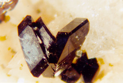 Babingtonite Microcrystals from Amherst, Hillsborough Co., New Hampshire