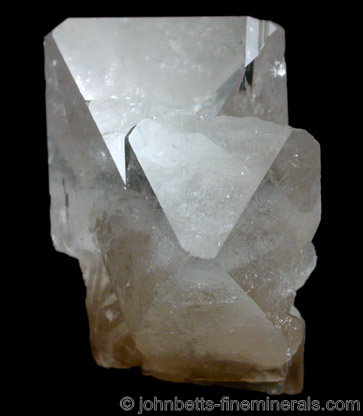 Sharp Colorless Barite Crystals from Book Cliffs, north of Grand Junction, Mesa County, Colorado