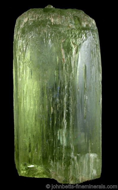 Lime Green Beryl Crystal from Minas Gerais, Brazil