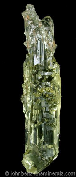 Complex Heliodor Crystal from Volodarsk-Volynskii, Zhitomir Oblast, Ukraine
