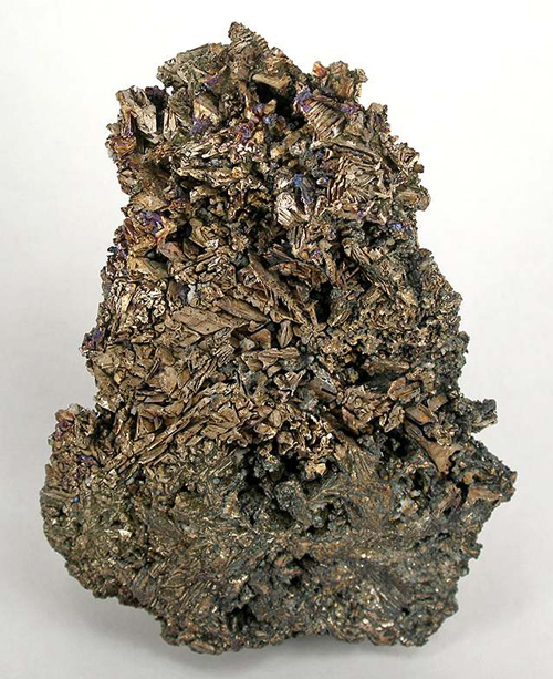 Huge Crystallized Bismuth Cluster from Pohla-Tellerhauser Mine, Pohla, Schwarzenberg District, Erzgebirge, Saxony, Germany