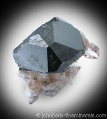 Complex Bixbyite Crystal with Topaz from Cubical #2 Claim, Topaz Mountain, Thomas Range, Juab County, Utah