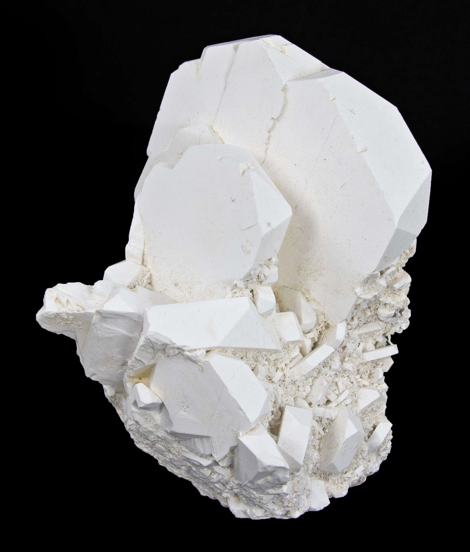 Large Borax Crystals from U.S. Borax open pit, Boron, Kramer District, Kern Co., California