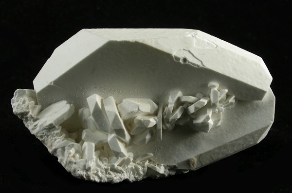 Borax Pseudomorphs with Smaller Crystals from U.S. Borax open pit, Boron, Kramer District, Kern Co., California