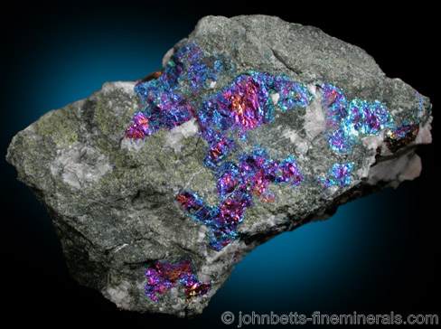 Iridescent Bornite from Leonard Mine, Butte Mining District, Summit Valley, Silver Bow County, Montana
