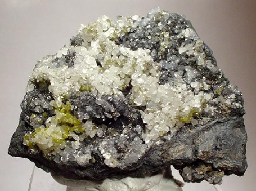 Bromargyite with Smithsonite from Broken Hill, Yancowinna Co., New South Wales, Australia