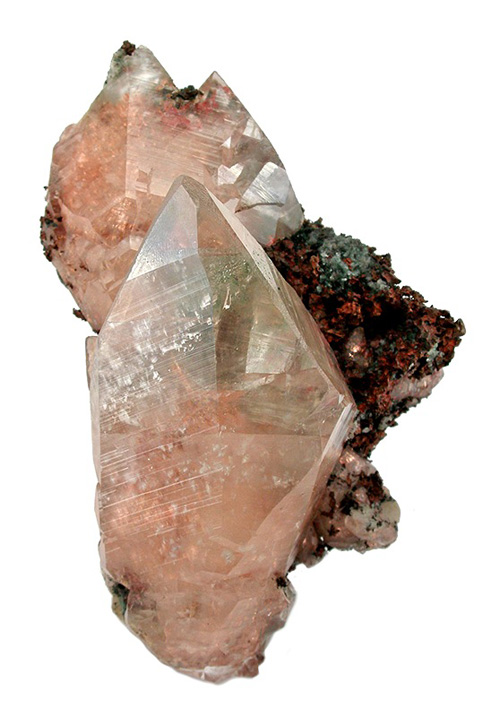 Calcite with Copper Inclusions from Quincy Mine, Hancock, Houghton County, Michigan