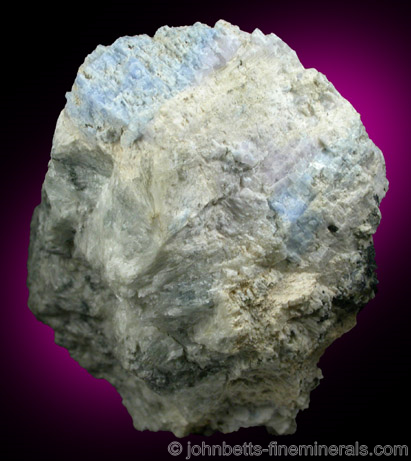 Pale Carletonite and Pectolite from Poudrette Quarry, Mont Saint-Hilaire, Québec, Canada