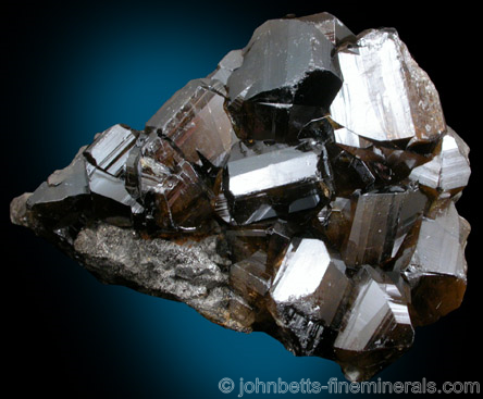 Transparent Brown Cassiterite from Viloco Mine, Araca District, Loyza Province, Bolivia