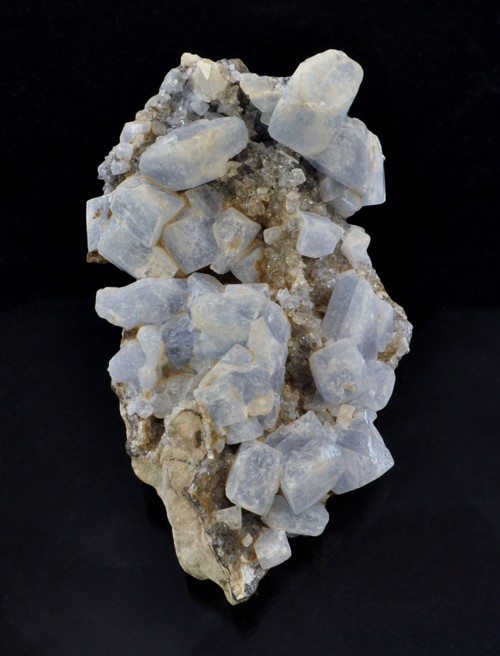 Blue Celestine Crystal Cluster from Chittenango Falls, Madison Co., New York