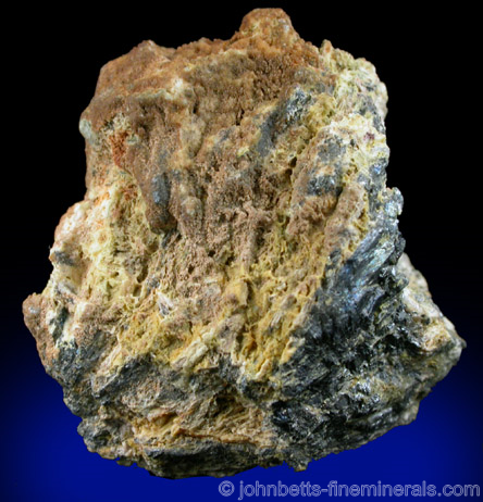 Cervantite with Stibnite Pseudomorphs from White Caps Mine, Manhattan District, Nye County, Nevada