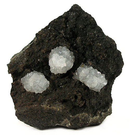 Rounded Chabazite Var. Phacolite from Flinders, Victoria, Australia