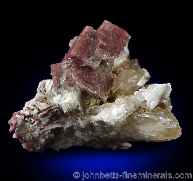 Dark Red Chabazite from Upper New Street Quarry, Paterson, Passaic County, New Jersey
