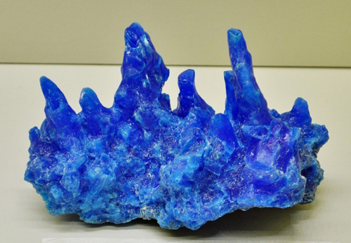 Bright Blue Stalagmitic Chalcanthite from Butte, Silver Bow Co., Montana