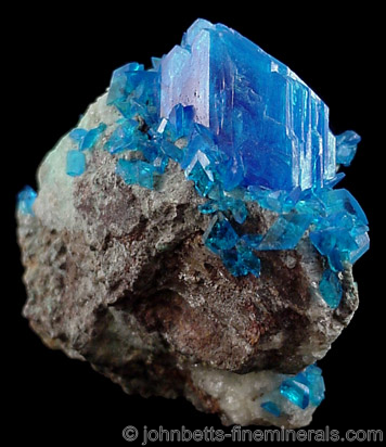 Natural Chalcanthite Crystal from Bisbee, Warren District, Cochise County, Arizona