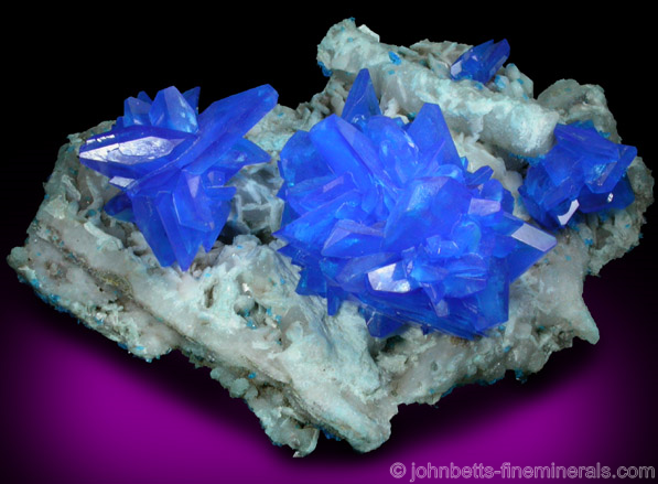 Lab Grown Synthetic Matrix Chalcanthite from ---
