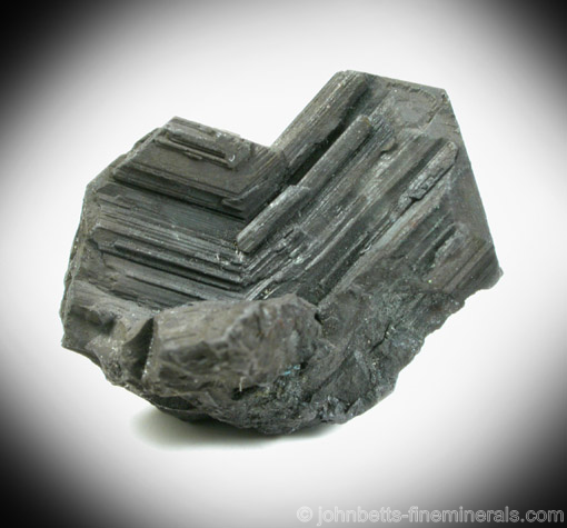 Chalcocite Repeated V-Twin from Bristol Copper Mine, Bristol, Hartford County, Connecticut