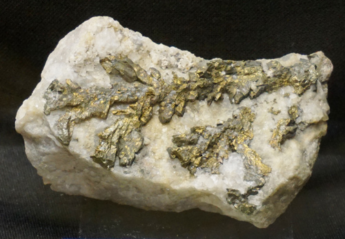 Dendritic Chalcopyrite from Freiberg, Erzgebirge, Saxony, Germany