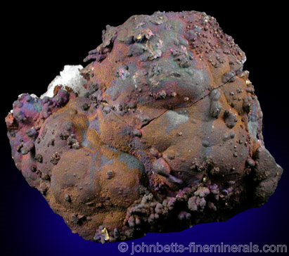 Tarnished Botryoidal Chalcopyrite from Flambeau Mine, Ladysmith, Rusk County, Wisconsin