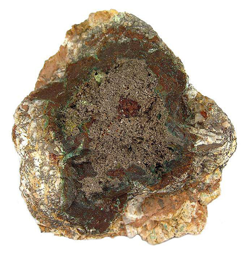 Chlorargyrite Druse on Nodule from Silver King Mine, San Bernardino Co., California